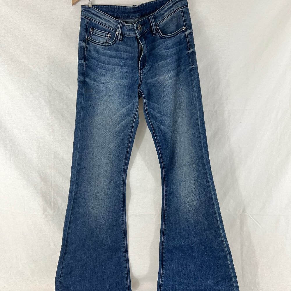 WORN ONCE dark wash designer jeans